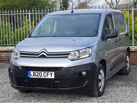 2020 Citroen Berlingo Panel Van Enterprise 1,000 Kg swb  1.5 Diesel with 3 seats in front. thumbnail