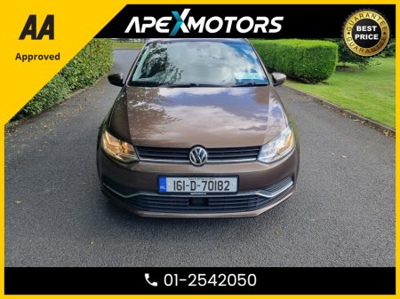 2016 Volkswagen Polo FINANCE ARRANGED * NEW NCT AUG-27 * LOW TAX OCT-25 * SPECIAL 40TH EDITION  * 1.2 * AUTOMATIC (DSG) * AA APPROVED  * 101 SAFETY CHECKLIST * IMMACULATE * COLOUR REVERSE CAMERA * TOP-SPEC 5DR HATCH * LOW €11,449
