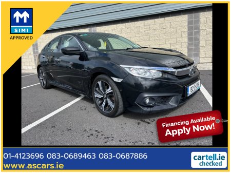 2019 Honda Civic 4DR 1.0 SMART PLUS AUTOMATIC ** STUNNING HIGH SPEC IRISH CAR ** REVERSE CAMERA ** SAT NAV ** APPLE CARPLAY / ANDROID AUTO ** BEST AVAILABLE ** €14,995