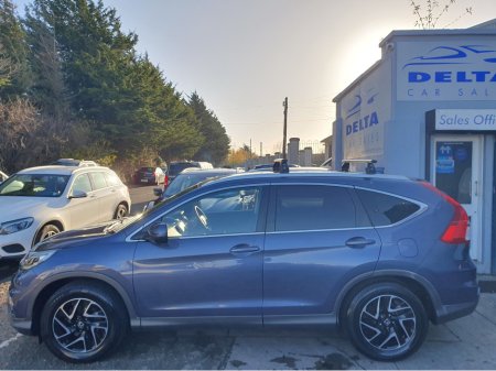2016 Honda CR-V SE + NAV 1.6 I-DTEC 120BHP NCT 12/26 FINANCE AVAILABLE @ €63 PER WEEK 2 KEYS/ BLUETOOTH/ SAT NAV/ REVERSE CAMERA/ TOUCH SCREEN MEDIA/ HISTORY CHECKED €13,900