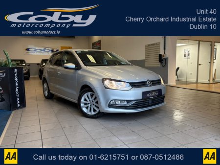 2014 Volkswagen Polo 1.0 75HP MANUAL 5SPEED 5DR. NCT & TAX, Sat Nav, Alloy Wheels, Car Play, Touch Screen, MFSW, Air Con, AUTO Wipers, Full Electrics, 2 Keys, Folding Rear Seats, Luggage Cover and more. €9,950 thumbnail