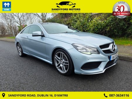 2014 Mercedes-Benz E Class E220 CDI AMG Sport 2DR Auto