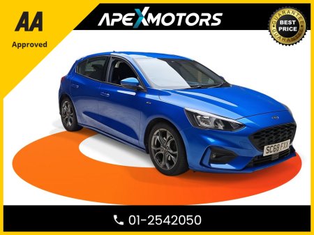 2019 Ford Focus FINANCE ARRANGED * ST-LINE TDCI ( TOP-SPEC) * NEW NCT MAY-28 * IMMACULATE (AS NEW) * 7-STAMPS SERVICE HISTORY * AA APPROVED * 101 SAFETY CHECKLIST * LOW MILES * CRUISE CONTROL * 2-KEYS * LOW TAX