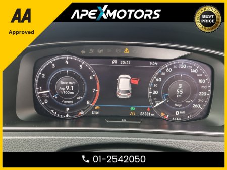 2018 Volkswagen Golf FINANCE ARRANGED * 1.4 HIGHLINE  * AUTOMATIC * AA APPROVED  * 101 SAFETY CHECKLIST * 12-MONTH ROADSIDE ASSIST  * IMMACULATE * TOP-SPEC * LOW LOW KMs * ADAPTIVE CRUISE * NEW NCT NOV-26 * LOW TAX * ONE €21,500
