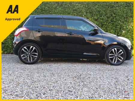 2016 Suzuki Swift 1.2 AUTOMATIC LEATHER AND SUEDE INTERIOR CRUISE CONTROL REVERSE CAMERA TOUCHSCREEN RADIO WITH APPLE CAR PLAY & ANDROID AUTO FACTORY IMMOBILISER KEYLESS ENTRY 2 YEARS NCT & 1 YEARS ROAD TAX €12,395 thumbnail