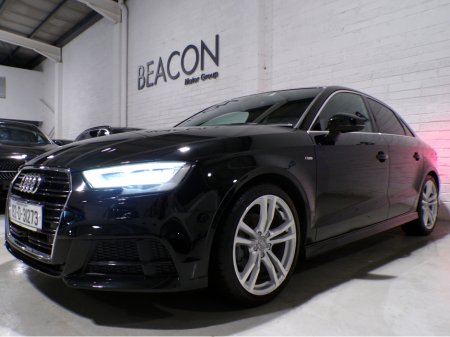 2018 Audi A3 *ONLY 25,000 MILES*S-LINE SALOON*FACELIFT EDITION*AUTO*HEATED LEATHER ELECTRIC S-LINE SEATS*VIRTUAL DASH*PARKING SENSORS WITH COLOUR CAMERA*APPLE-CAR PLAY*ANDROID AUTO*ADAPTIVE CRUISE CONTROL* €21,900