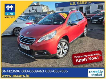 2016 Peugeot 2008 ALLURE 1.2  ** PANORAMIC GLASS ROOF ** HALF LEATHER INTERIOR ** SAT NAV ** DUAL CLIMATE CONTROL ** €9,995