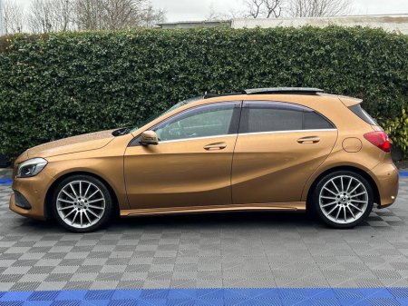 2018 Mercedes-Benz A Class A180 AMG-LINE 1.6 AUTO // OPENING PAN ROOF // BLUETOOTH MUSIC // 18" DIAMOND CUT ALLOYS €21,900 thumbnail