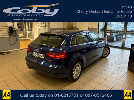 2014 Audi A3 1.4 Auto TFSI Hatchback. New NCT done before collection, Full Leather, Heated Seats, Panoramic Roof, Dual Climate Control, Reverse Camera, Parking Sensors, Full Electrics, Handsfree, and more. €12,950 thumbnail