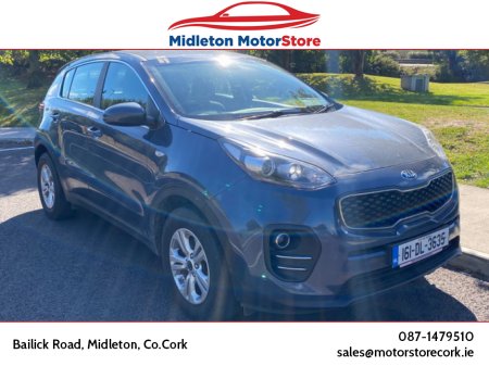 2016 Kia Sportage 1.7cdri 114BHP 5DR