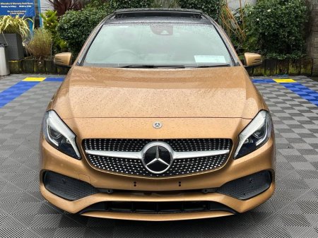 2018 Mercedes-Benz A Class A180 AMG-LINE 1.6 AUTO // OPENING PAN ROOF // BLUETOOTH MUSIC // 18" DIAMOND CUT ALLOYS €21,900 thumbnail