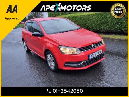 2016 Volkswagen Polo FINANCE ARRANGED * PREMIUM EDITION * TOP-SPEC * LOW LOW KMs * NEW NCT NOV-27 * IMMACULATE * STAMPED SERVICE HISTORY * AA APPROVED * 101 SAFETY CHECKLIST * AUTOMATIC * COLOUR REVERSE CAMERA * ADAPTIVE