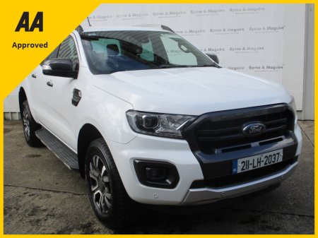 2021 Ford Ranger WILDTRAK - 2.0 TDI 213PS COMES FULLY SERVICED WITH A NEW DOE TEST PRICE IS €33,300 PLUS VAT