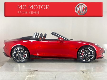 2026 MG Cyberster MG CYBERSTER DUAL MOTOR**7 YEAR WARRANTY**SCISSOR DOORS**LAUNCH CONTROL**FULLY ELECTRIC HOOD**8 SPEAKER BOSE SOUND SYSTEM**WRAPAROUND 3 SCREEN COCKPIT**ADAPTIVE CRUSIE CONTROL** €76,350