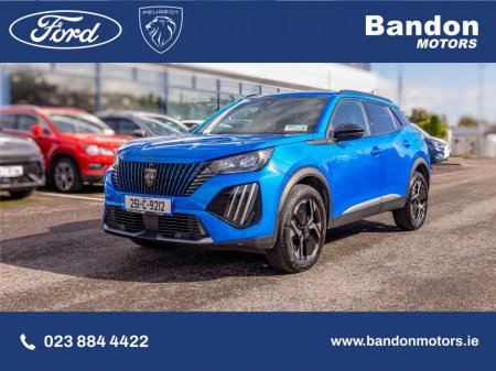 2025 Peugeot 2008 2025 Peugeot 2008 Blue 1.2 MHEV Puretech 136bhp Allure €33,950