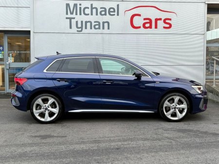 2024 Audi A3 40 TFSIe S Line 1.4 Petrol Plug-In Hybrid Sportback (204bhp) 18'' Alloys + 3D Nav + Full Black Leather Seats €35,888