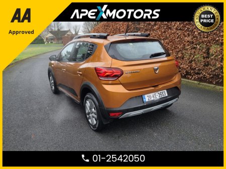 2021 Dacia Sandero FINANCE ARRANGED * STEPWAY COMFORT TCE 90 CVT MY2 * AUTOMATIC * ONE OWNER FROM NEW * NEW NCT MAY-27 * IMMACULATE * STAMPED SERVICE HISTORY * AA APPROVED * 101 SAFETY CHECKLIST * COLOUR REVERSE CAMERA €14,949 thumbnail
