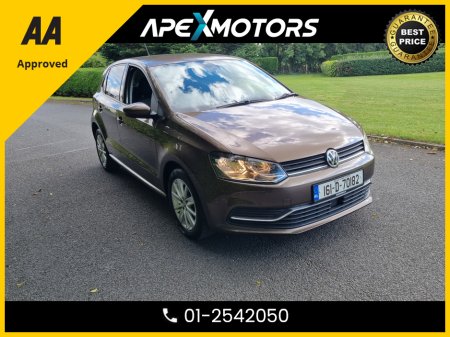 2016 Volkswagen Polo FINANCE ARRANGED * NEW NCT AUG-27 * LOW TAX OCT-25 * SPECIAL 40TH EDITION  * 1.2 * AUTOMATIC (DSG) * AA APPROVED  * 101 SAFETY CHECKLIST * IMMACULATE * COLOUR REVERSE CAMERA * TOP-SPEC 5DR HATCH * LOW €11,449