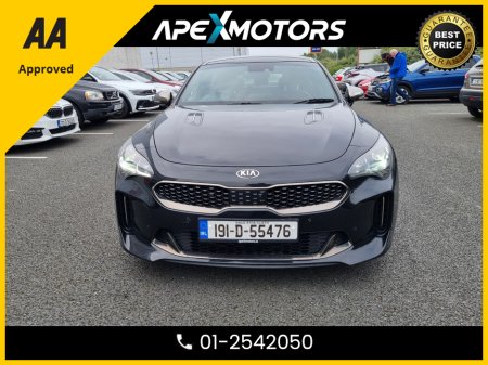 2019 Kia Stinger FINANCE ARRANGED * GT-LINE S CRDI IS * TOP-SPEC  * EVERY EXTRA * NEW NCT JUL-27 * STAMPED SERVICE HISTORY * AA APPROVED * 101 SAFETY CHECKLIST * AUTOMATIC (DSG) * IMMACULATE * HEATED SEATS * COOLING €32,949