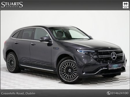 2023 Mercedes-Benz EQC EQC 400 AMG LINE: SELENITE GREY METALLIC WITH BLACK LEATHER, SUNROOF, 21” DIAMOND CUT TURBINE ALLOYS, SIDE RUNNING BOARDS, KEYLESS ENTRY €39,945 thumbnail