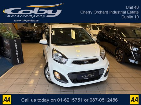 2014 Kia Picanto 1.0 MANUAL 5DR. Comes with New NCT before collection, Irish Owned Car, CD Player, 2 Keys, Air Conditioning, Irish Radio, Service History, Alloy Wheels, and more. €5,950 thumbnail