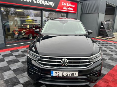 2022 Volkswagen Tiguan 7 SEAT, 2.0 TDI MANUAL 6SPEED FWD 150HP 5DR ,ELEGANCE MODEL , LED LIGHTS , 7 SEATS , CRUISE CONTROL , BLACK EDITION MOULDINGS , PARKING SENSORS , FROM €125 p/w & €8,950 Trade In / Deposit , WARRANTY, €34,950