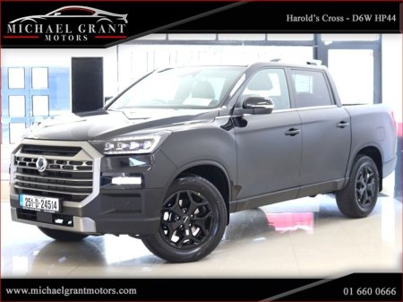 2025 KGM Musso NEW MODEL 2.2 DSL AUTOMATIC P/T 4WD 4DR AWD PICK UP TRUCK DOUBLE CAB N1 COMMERCIAL €37,495