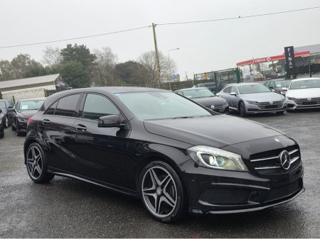 2014 Mercedes-Benz A Class ONLY 29262KM !! A180 AMG LINE SAT NAV PACK - HALF LEATHER SEATS - REV CAMERA / HI SPEC / SYSTEM LOW ROAD TAX BAND / SIMI DEALER €14,750 thumbnail