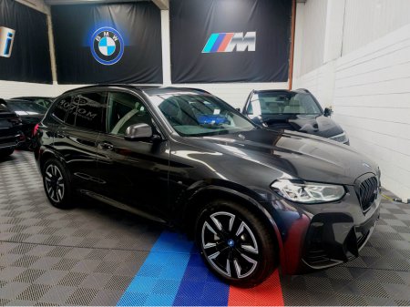 2022 BMW iX3 222 iX3 M SPORT ( NEW MODEL ) PANORAMIC  SUNROOF --COMFORT PACK-- DRIVER ASSIST PROF PACK --- PARK ASSIST PACK -- ELECTRIC SEATS --- VISIBILITY PACK ---HIGH BEAM ASSIST - WIRELESS CHARGER €34,995