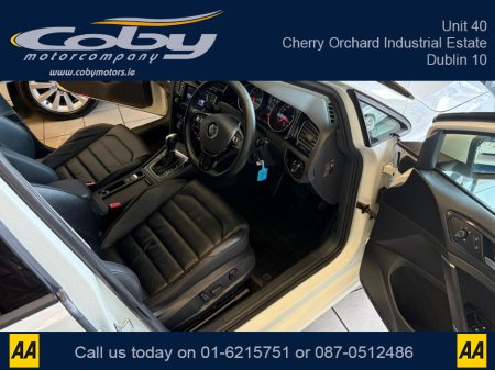 2013 Volkswagen Golf 1.4 5DR AUTO Highline. New NCT done before collection. Full Leather, Reverse Cam, Cruise Control, Heated Seats, Dual Climate, MFSW, Paddle Shift, Bluetooth and more. €11,450 thumbnail