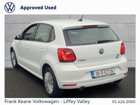 2015 Volkswagen Polo TRENDLINE AUTO 1.2 *REAR VIEW CAMERA* *WHITE* *NEW NCT* *12 MONTHS FRANK KEANE WARRANTY* *FINANCE AVAILABLE* €11,995 thumbnail
