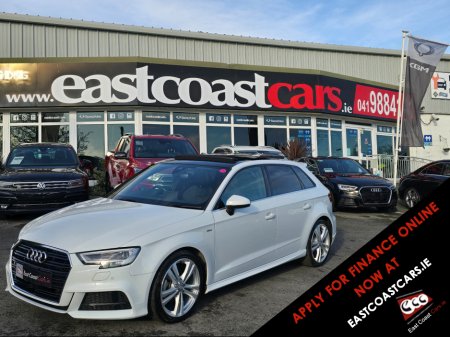 2017 Audi A3 ( 172 REG ) 1.4 S-LINE EDITION / PANO SUNROOF /  SMARTPHONE INTERFACE- SATNAV - VIRTUAL COCKPIT - NAVIGATION REVERSING CAMERA -BLIND SPOT - PARKING SENSORS- LEATHER