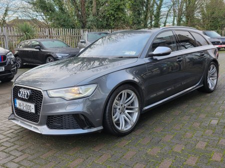 2014 Audi RS6 4.0 TSFI V8 TWIN TURBO 560 BHP. ONLY 59000 MILES. FSH. FINANCE ARRANGED. SIMI. AA APPROVED. €59,950