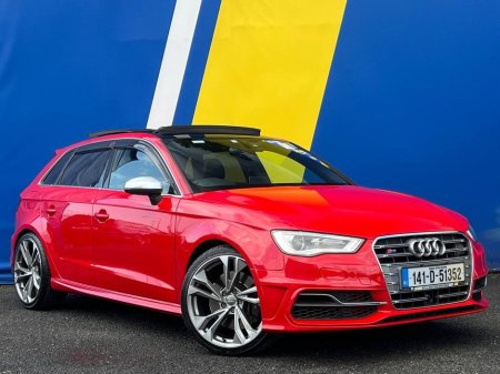 2014 Audi S3 QUATTRO 2.0 TFSI // TILT & SLIDE OPENING PAN ROOF // 300 BHP ALL-WHEEL-DRIVE // LEATHER POWERED & HEATED SPORT SEATS €21,950