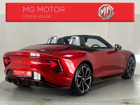 2026 MG Cyberster MG CYBERSTER DUAL MOTOR**7 YEAR WARRANTY**SCISSOR DOORS**LAUNCH CONTROL**FULLY ELECTRIC HOOD**8 SPEAKER BOSE SOUND SYSTEM**WRAPAROUND 3 SCREEN COCKPIT**ADAPTIVE CRUSIE CONTROL** €76,350