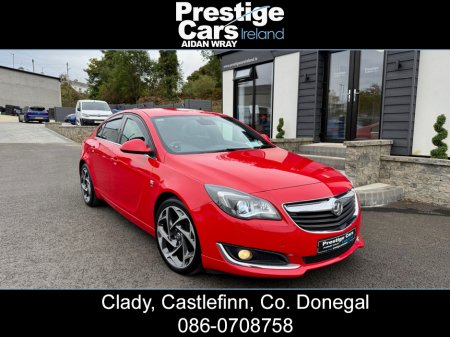 2017 Vauxhall Insignia 2.0 CDTI SRI VX-LINE ECOFLEX NAV 170 BHP 5DR,IRISH REG,NCT UNTIL 2027,TAX,FULL LEATHER,HEATED SEATS,XENON LIGHTS,REVERSE CAMERA,PRIVACY GLASS,BRIGHT RED,19