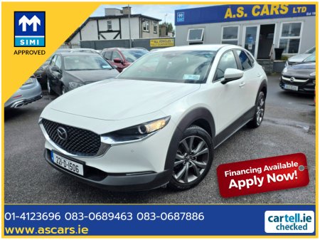 2022 Mazda CX-30 SKY-X  HYBRID GT ** IRISH CAR ** FULL LEATHER ** ELECTRIC & HEATED SEATS ** HEATED STEERING WHEEL ** REVERSE CAMERA ** STUNING HIGH SPEC EXAMPLE ** €21,995
