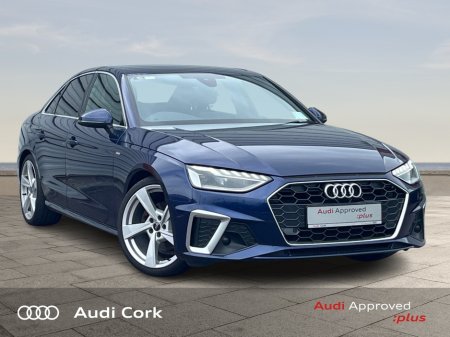2022 Audi A4 2.0 35TDI 163BHP S-LINE AUTOMATIC WITH AMBIENT LIGHTING €36,995