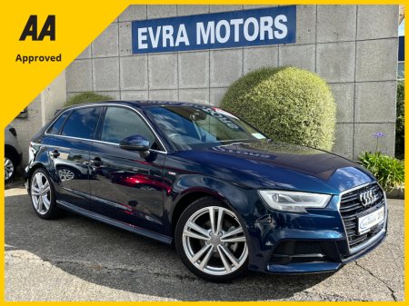 2018 Audi A3 SB S-LINE AUTOMATIC 1.4 PETROL //HIGH SPEC//REVERSE CAMERA//HEATED SEATS//ADAPTIVE CRUISE CONTROL// €22,950