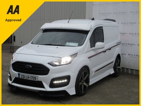2023 Ford Transit Connect CONNECT HP TREND - 1.5 TD 100 T6.2 M6 . TREND MODEL WITH 3 SEATS, LOW KMS AIR CON,  ALLOYS LED LIGHTS,  FULL SPORTS BODY KIT. FULLY SERVICED AND DOE  TESTED WITH WARRANTY !! €23,500 thumbnail