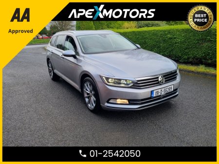 2019 Volkswagen Passat FINANCE ARRANGED * 2.0 ESTATE AUTO HIGHLINE * AUTOMATIC * TOP-SPEC ( EVERY EXTRA) * BLACK LEATHER INTERIOR * AA APPROVED  * 101 SAFETY CHECKLIST * 12-MONTH ROADSIDE ASSIST  * IMMACULATE *  01-2542050 €23,249