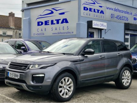 2017 Land Rover Range Rover Evoque SE TECH 2.0 TD4 150BHP MANUAL NCT 03/27 FINANCE AVAILABLE @ €72 PER WEEK FULL LEATHER/ HEATED SEATS/ TOUCH SCREEN MEDIA/ SAT NAV/ BLUETOOTH/ PARKING SENSORS/ HISTORY CHECKED €15,900