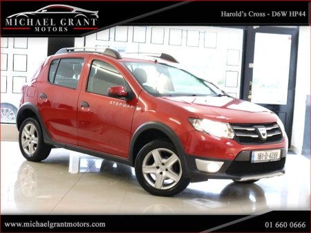 2016 Dacia Sandero Stepway 1.0 PETROL TCe90 SANDERO STEPWAY SIGNATURE / ONLY 73 KM / 2 OWNERS / IRISH CAR €9,595
