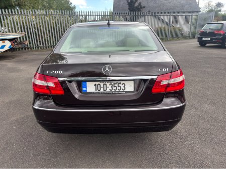 2010 Mercedes-Benz E Class 200 CDI BLUE EFFICIENCY ELEGANCE 4DR A AUTO €7,450