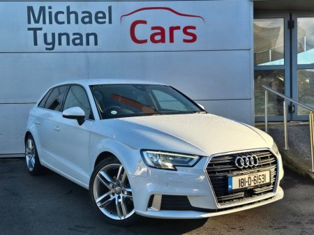 2018 Audi A3 1.4 Petrol S Line Hatch Automatic(150bhp) 18'' Alloys, Sat Nav, Camera, Cruise Control €20,888