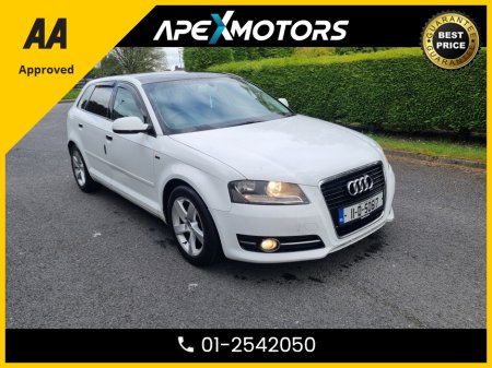 2011 Audi A3 1.6 TDI SPORT SPORTBACK 5DR AUTO * NEW NCT MAY-27 * LOW ROADTAX * IMMACULATE * STAMPED SERVICE HISTORY * AA APPROVED * 101 SAFETY CHECKLIST * AUTOMATIC * TOP-SPEC 5DR HATCH * CRUISE CONTROL