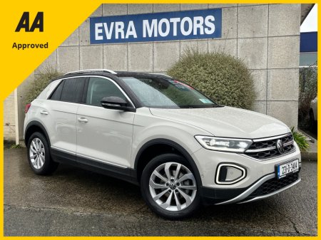 2023 Volkswagen T-Roc STYLE 1.0 PETROL //HIGH SPEC//HALF LEATHER HEATED SEATS//PANORAMIC GLASS ROOF//SAT NAV//REVERSE CAMERA// €27,950