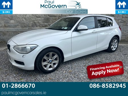 2014 BMW 1 Series I DBA-1A16 5DR AUTOMATIC**//**WARRANTY**//**€280 ROAD TAX**//**TRADE IN ACCEPTED**//**ALLOYS**//**AIR CON**//**PEARL WHITE!! €12,222