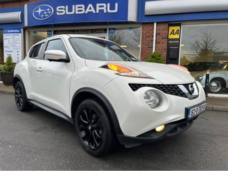 2015 Nissan Juke 1.5 DCI TEKNA SUV in White + Black Detail & Black Leather - Trade-In Welcome - Assured Dealer Warranty & Fully Serviced - €7,950 thumbnail