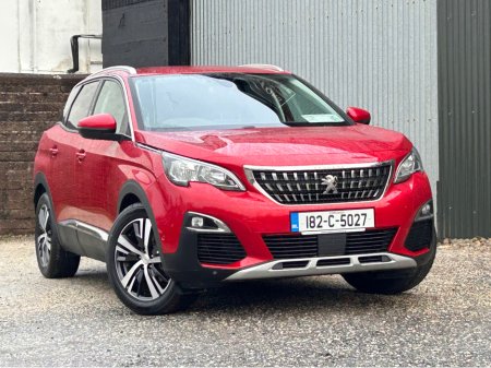 2018 Peugeot 3008 ALLURE 1.5 BLUE HDI 130 6 6.2 4DR €15,950